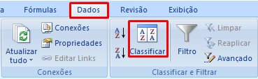 Como classificar uma planilha 5