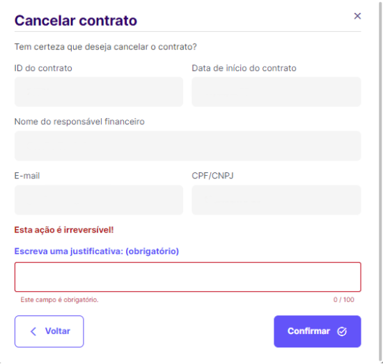 cancelar contrato